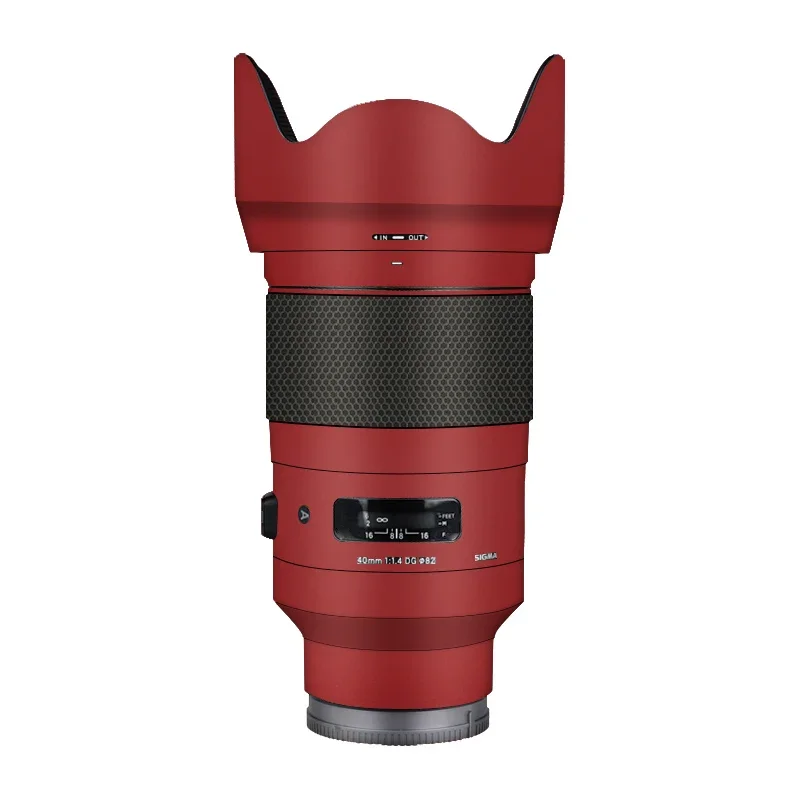 Для SIGMA Art 40 мм F1.4 DG HSM для крепления объектива Sony наклейка защитная на кожу пленка