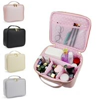 2022 new cosmetic bag for women partition multi functional portable travel storage makeup case beautician make up organizer case