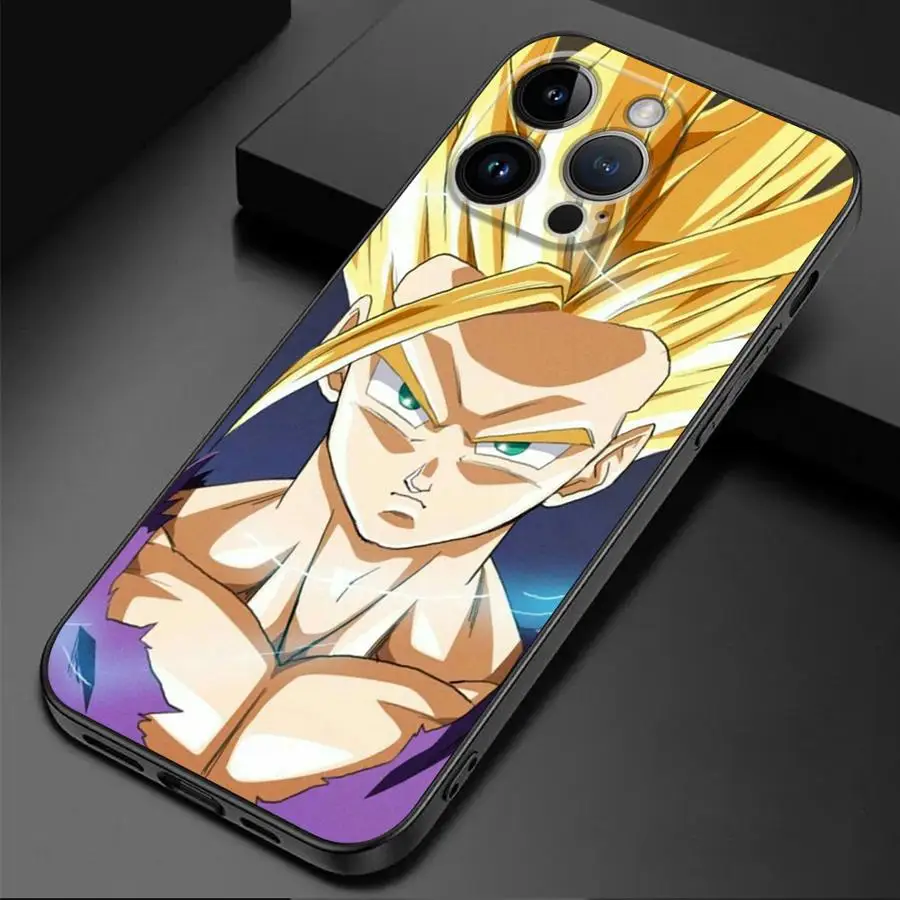 Аниме D-ragons Son Balls Phone Ca для Apple iPhone 16 11 13 15 12 14 Pro Max 7 XR X XS Mini Plus 8 Силиконовый чехол