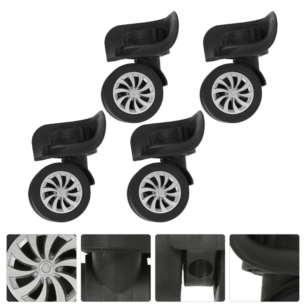 

4pcs Suitcase Wheels Luggage Swivel Casters Wheels Plastic Universal Wheels