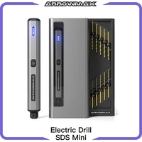 arrowmax mini electric drill sds mini usb charging cordless multi tool drill for wood plastic aluminium coin home diy