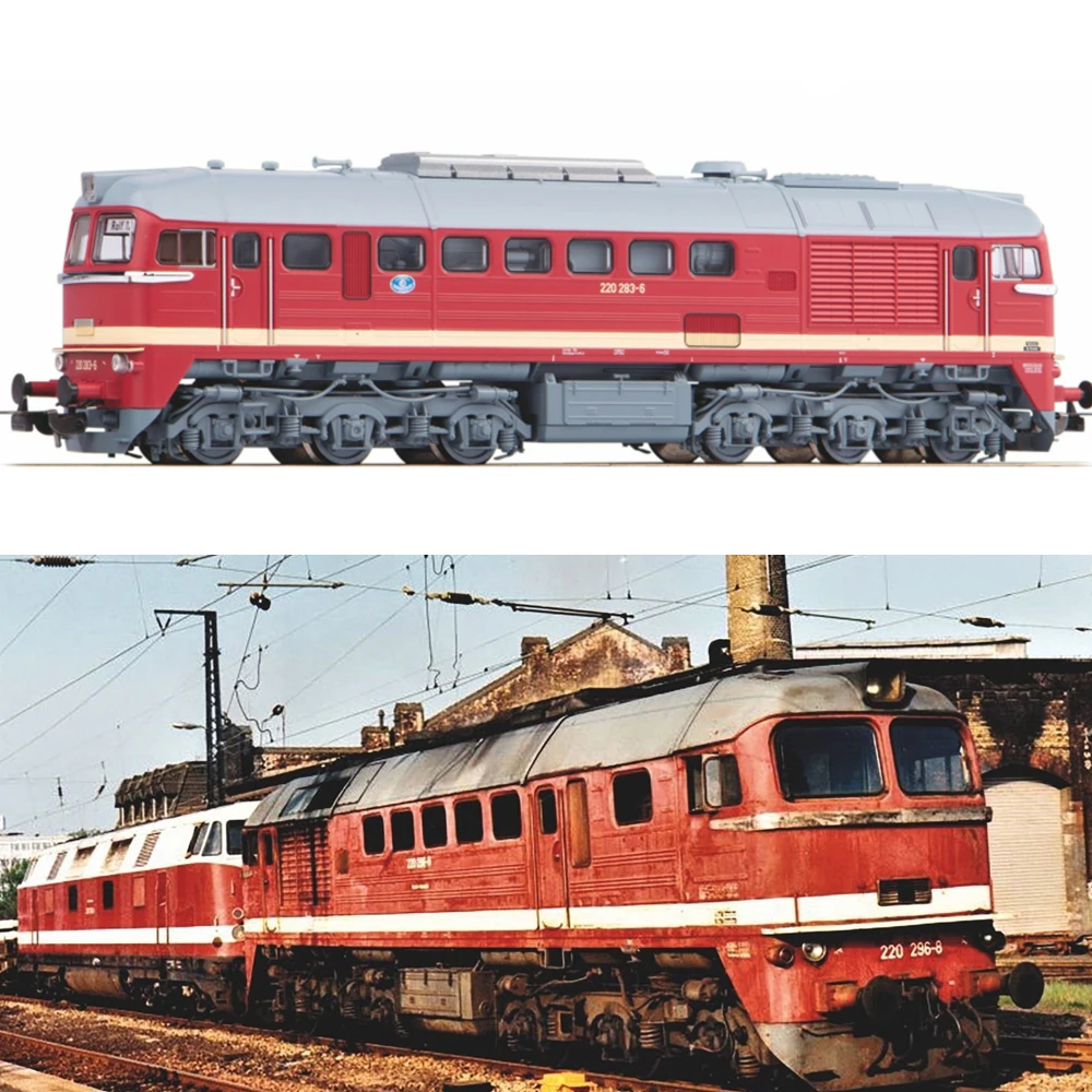 

PIKO Train Model HO 1/87 52900 BR 220 Diesel Locomotive German National Railway Fourth Generation Analog Digital Sound