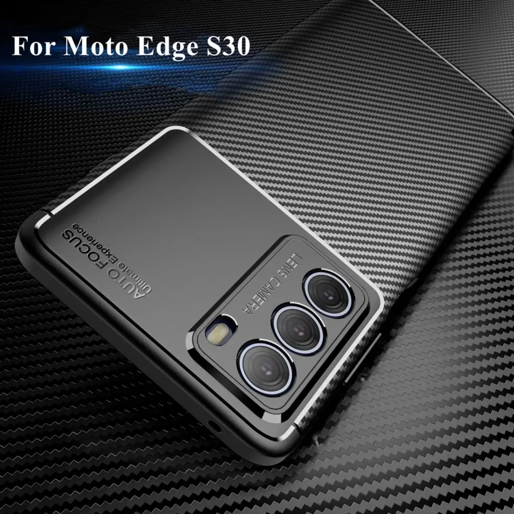 For Motorola Edge S30 Case For Moto Edge S30 Cover Funda Shockproof Protective Business Back Bumper For Motorola Moto Edge S30