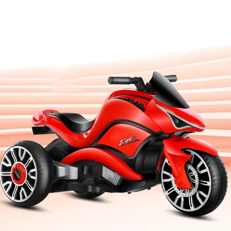 Детский Электрический мотоцикл перезаряжаемый детский с дистанционным