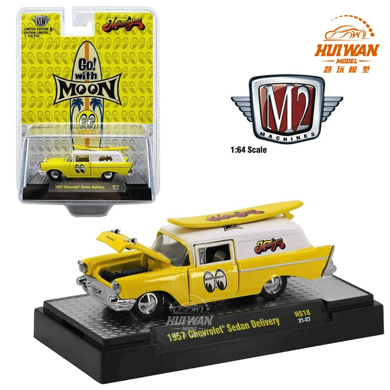 

M2 Machines1:64 1957 Chevrolet Surfboard Moon Eye Painting Three-Open Alloy Car Model