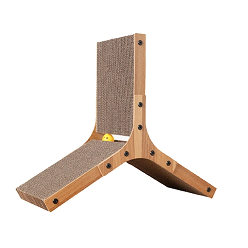 

Cardboard Cats Scratcher For Indoor Cats And Kitten, Vertical Cats Scratch Pad Board Stable And Easy