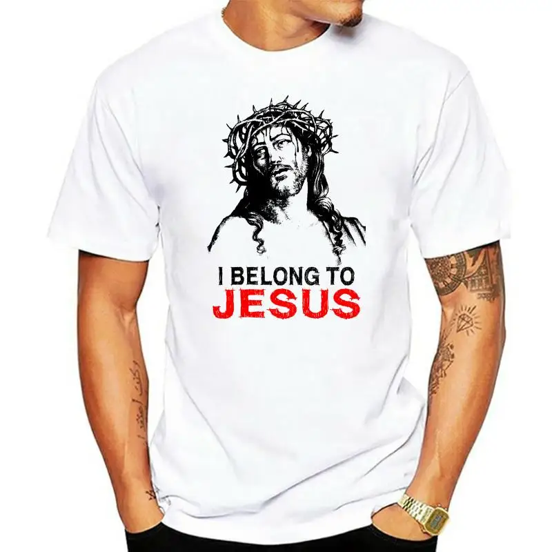 

2022 summer JESUS I BELONG TO NEW AMAZING GRAPHIC T-SHIRT - S-M-L-XL-XXL-XXXL