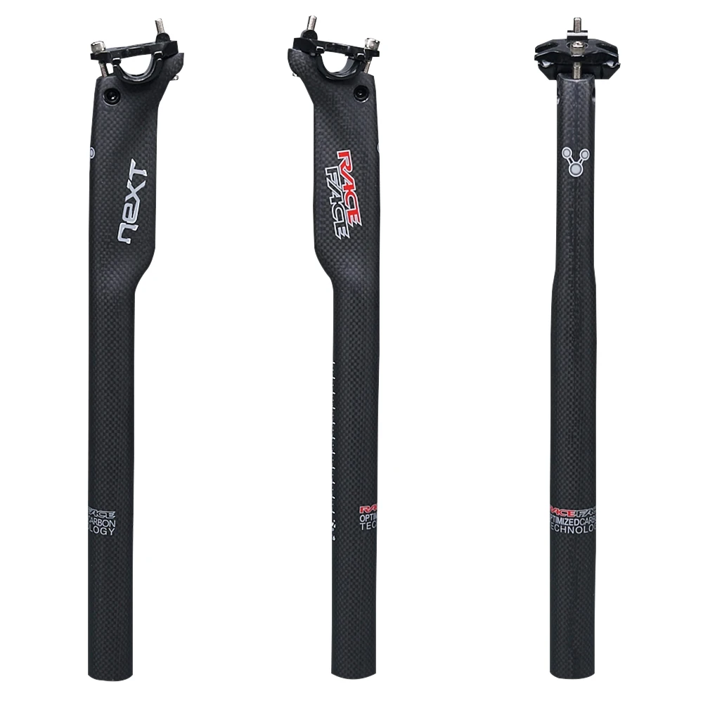 

Race Face Next Matte 3K Carbon SeatPost Bicycle Seat Post Bike Seat Tube Offset 5mm 27.2/30.8/31.6*350/400mm