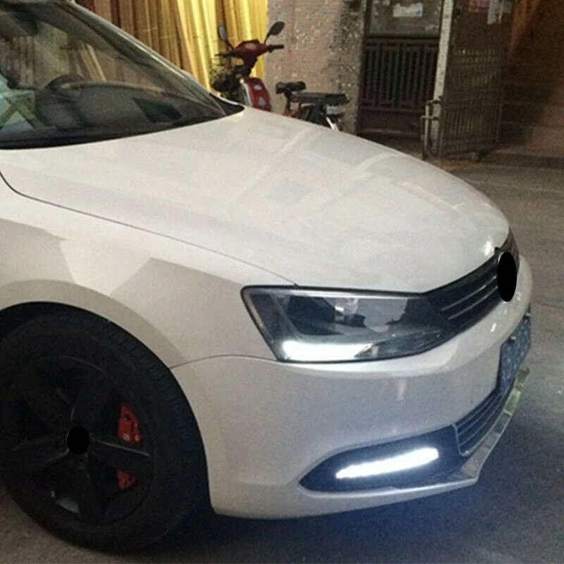 Автомобильная фонарь для дневных ходовых огней дневные Противотуманные фары JETTA