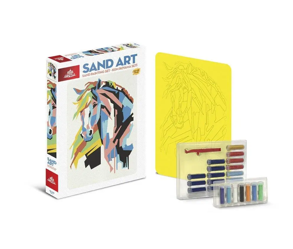 

Adult-sand art-sand painting set ONE PIECE set, 18x32 cm (1 pcs) redcastle, artistic