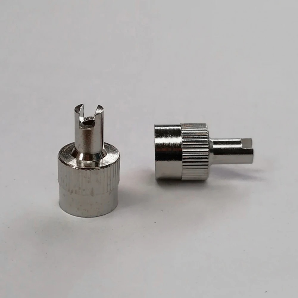 8-48 шт. медные металлические колпачки штока клапана с прорезями и инструментом