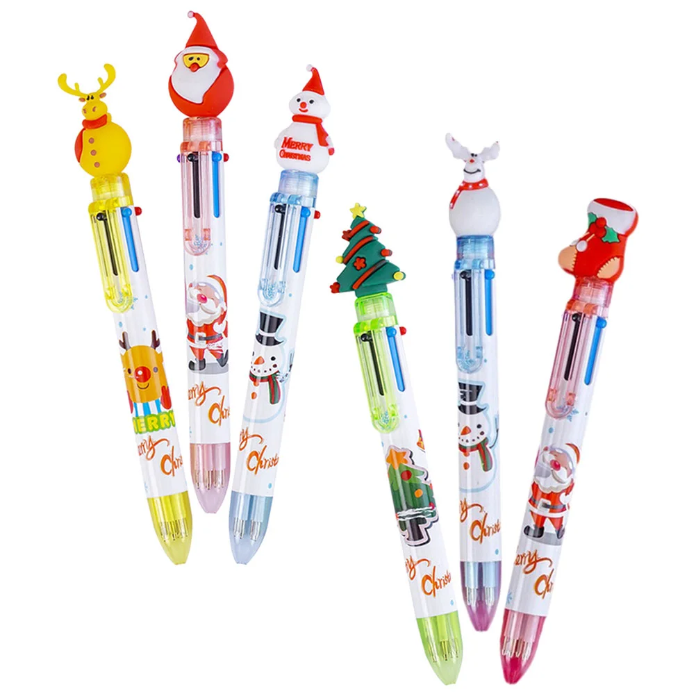 

Festival Ballpoint Pens Party Gifts Christmas Style Smooth Writing Xmas Themed Elements Creative