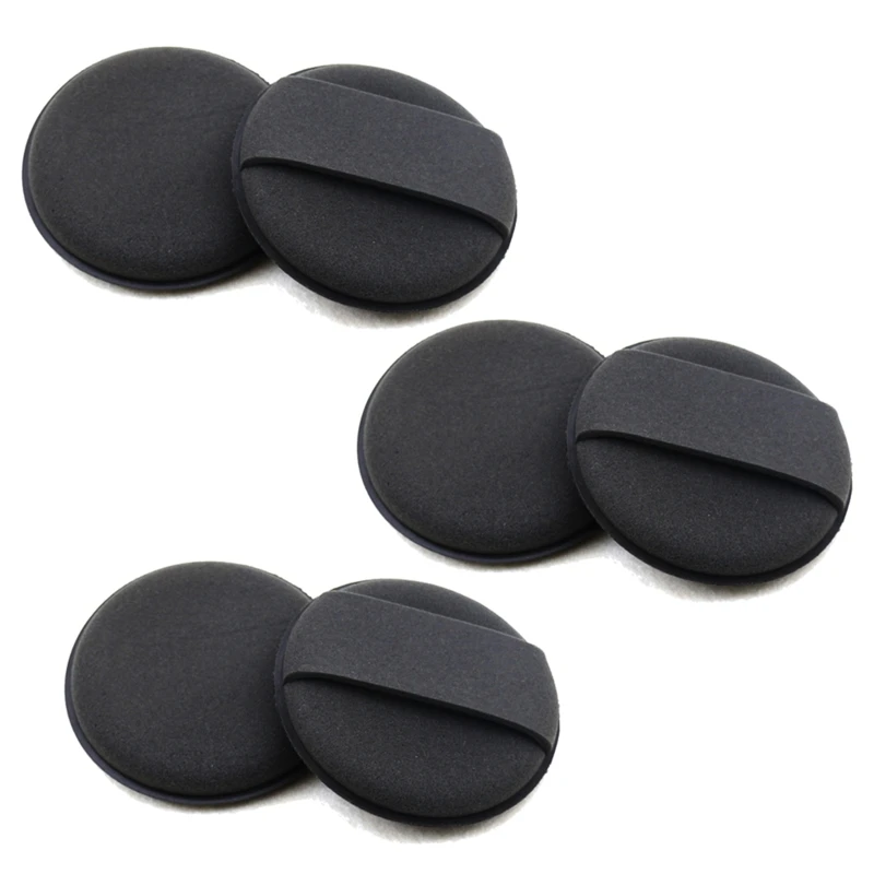 

6Pcs Car Foam Sponge Wax Applicator Round Car Detailing Polishing Waxing Sponge Commonly Used Scrub Sponges Drop Shipping