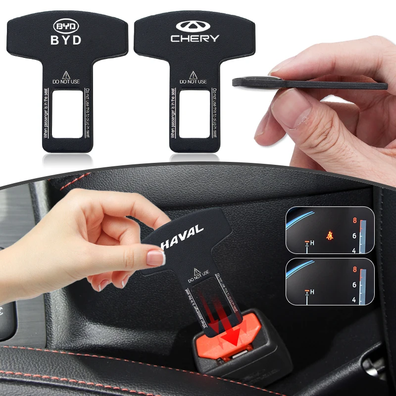 

2pcs New Car Seat Belt Buckle Clip Plug Cancel Alarm for Haval Jolion H6 H2 H3 H9 H6 Coupe First Love Korna H4 H5 H8 Accessories