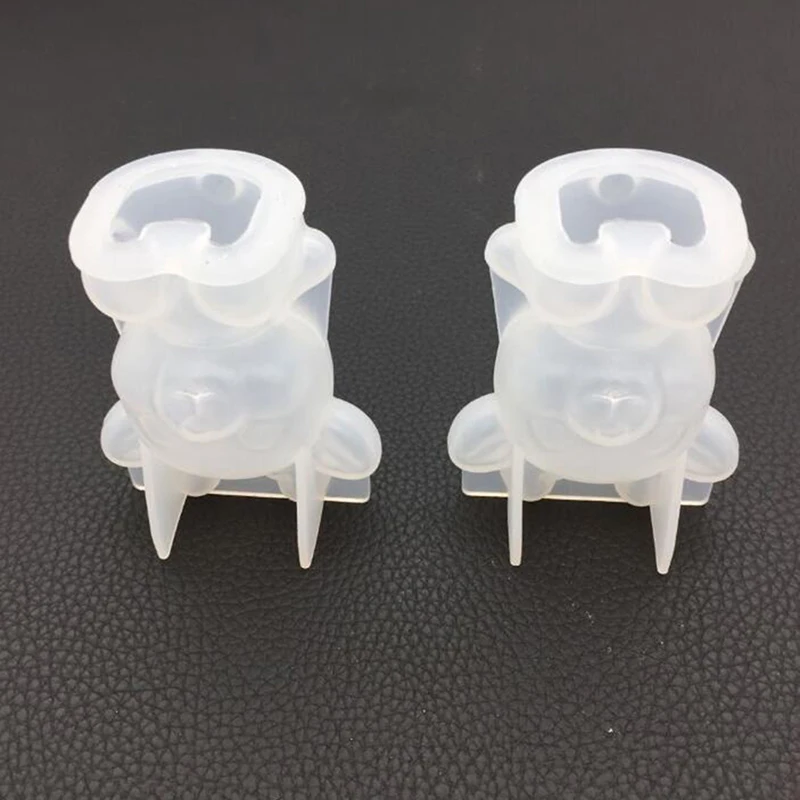 3D рождественская мягкая форма с рисунком пятнистого оленя силиконовые