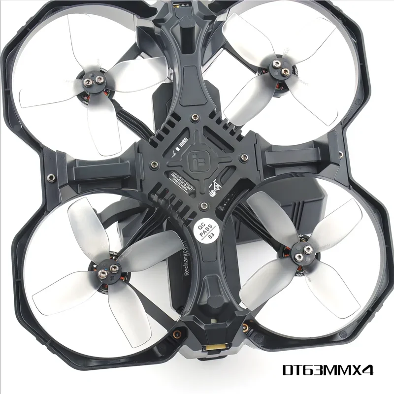 10 пар (10CW + 10CCW) HQPROP DT63MMX4 63 мм 4 лопасти PC Propeller для FPV Freestyle 2 5 дюймов Cinewhoop IFlight Defender 25