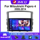 Автомобильный мультимедийный видеоплеер JMCQ Android 10,0 для Mitsubishi Pajero 4 V80 V90 2006 - 2014 2 Din 4G навигация GPS Carplay