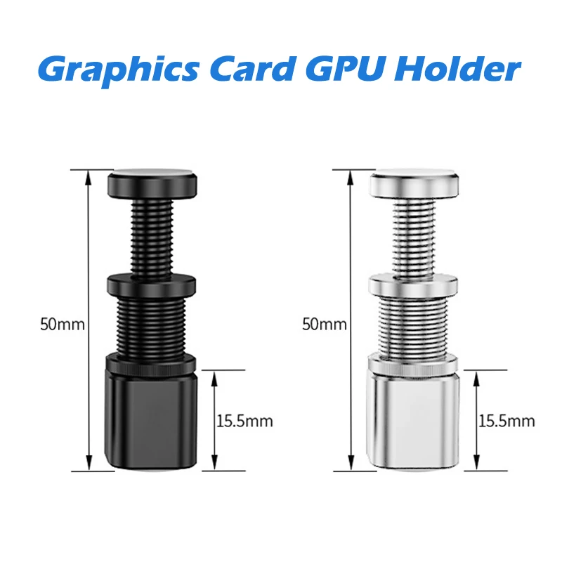 

Graphics Card GPU Holder Support Adjustable Telescopic Video Card Sag Holder Bracket Jack Desktop PC Case GPU Brace