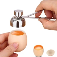 stainless steel egg scissors eggshell cutter egg topper shell opener cracker kitchen gadgets baking tools egg sheller family