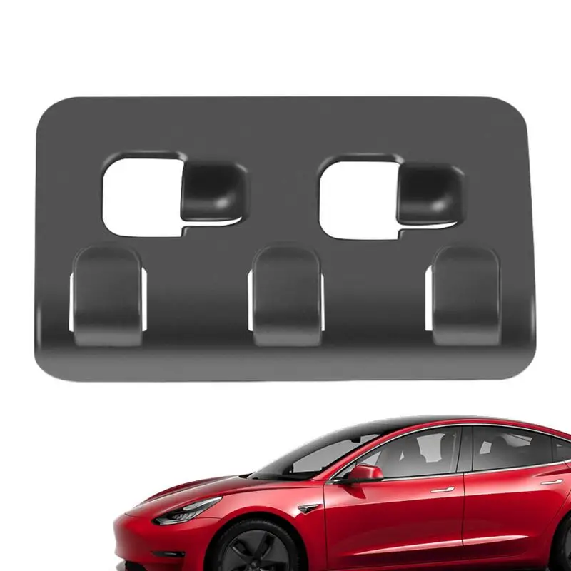 

Защелкивающаяся вешалка для задней панели автомобиля с кнопкой для модели Y, не царапает, не прилипает клей, противоударный аксессуар для интерьера автомобиля