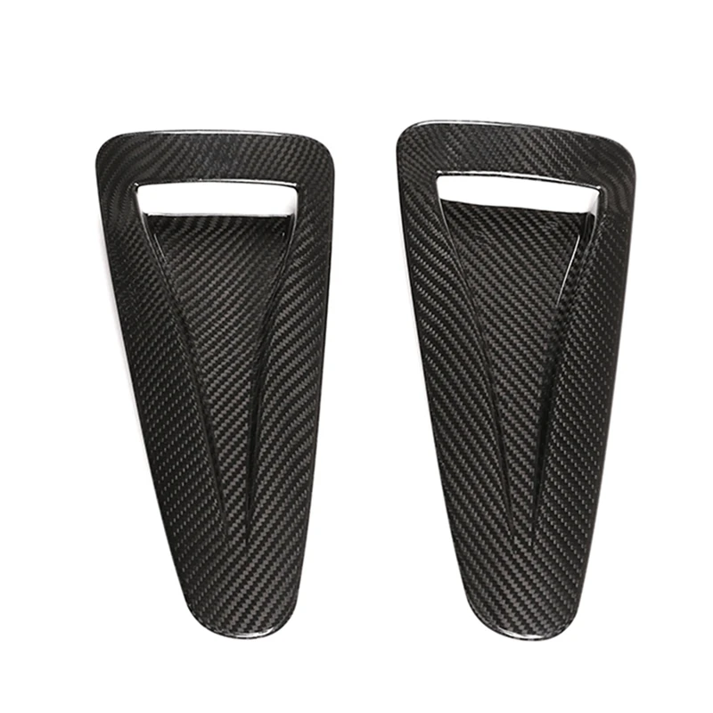 

Наклейка из настоящего углеродного волокна для оформления капота автомобиля, декоративная наклейка на вентиляционное отверстие, внешние аксессуары для Nissan GTR R35 2008-2016