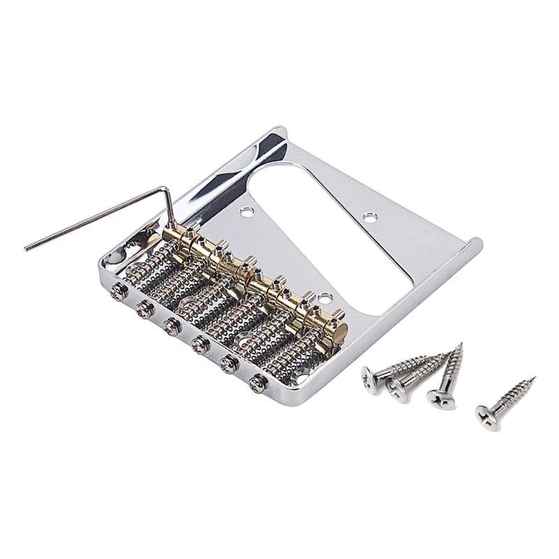 

2022 New 6 Strings Flat Saddle Fixing Vintage Tremolo Bridge System Electric Guitar Parts