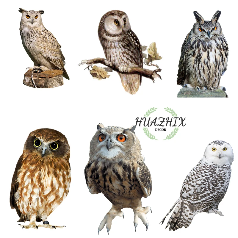 

Removable Colorful Owl Vinyl Wall Stickers Kids Nursery Rooms Decorations Wall Decals Bird Flying Animal Self Adhesive Wallpaper