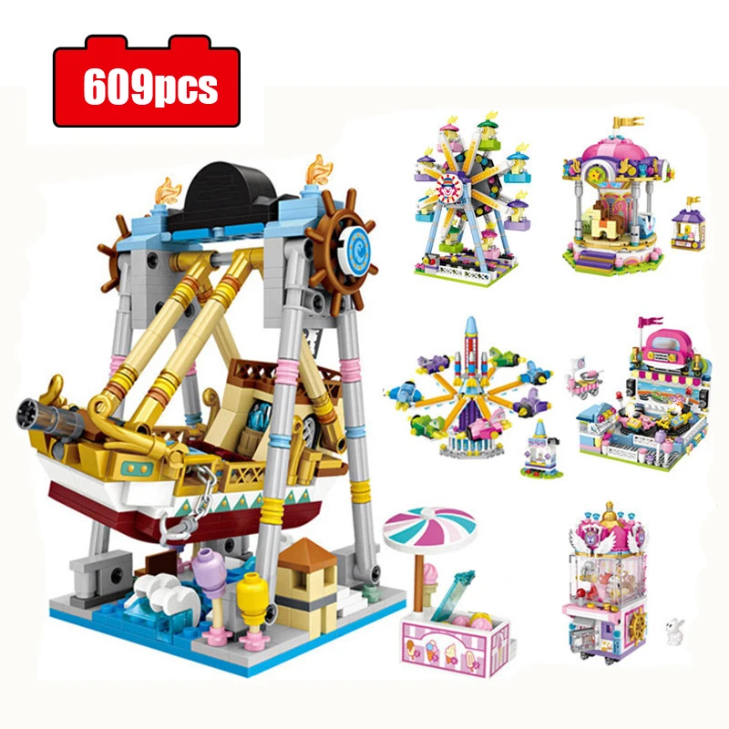 

4775 шт., Детский конструктор «Парк развлечений»