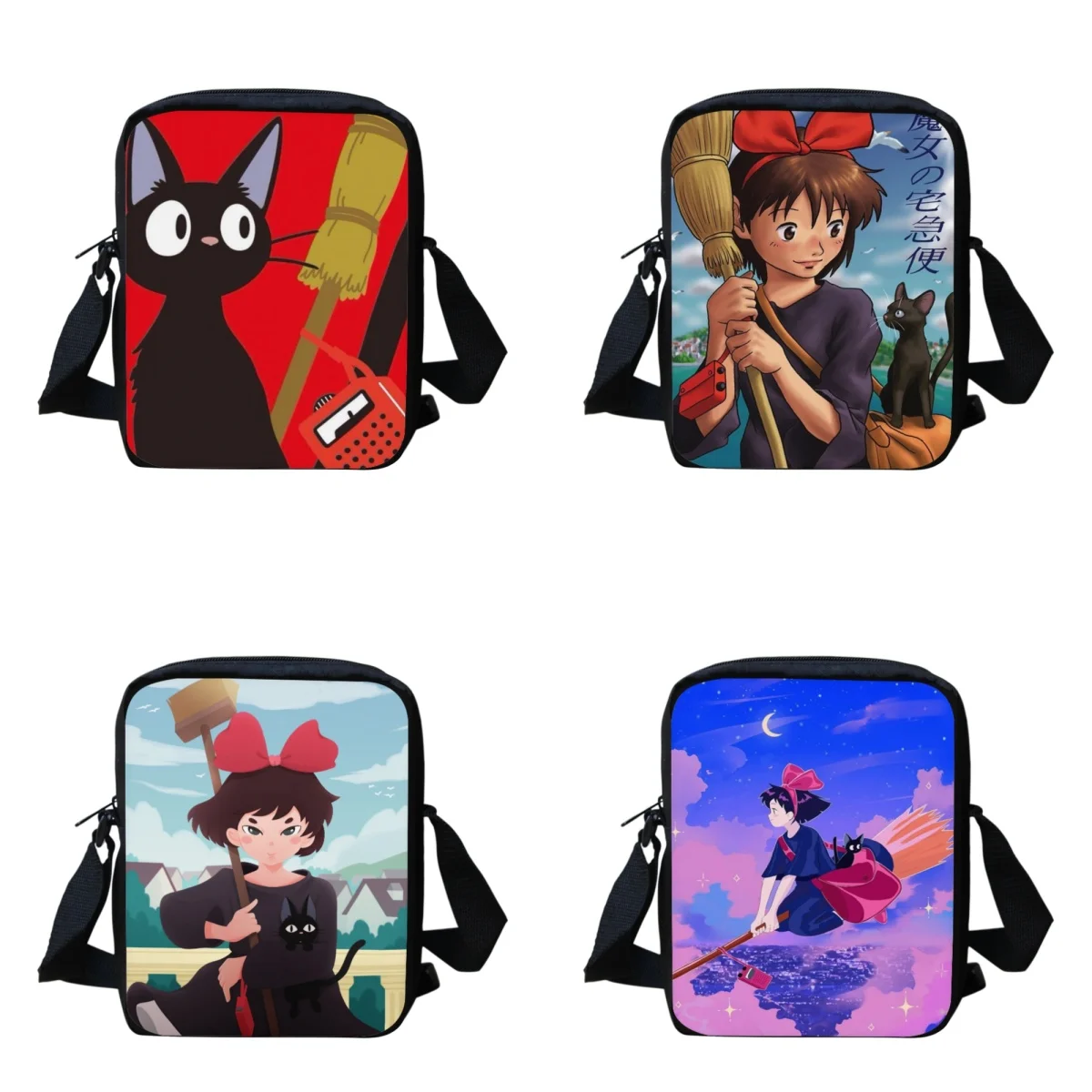 

Belidome Small Messenger Bag Kiki's Delivery Service Shoulder Bags for Women Men Portable Girls Bookbag Ladies Tote Messenger