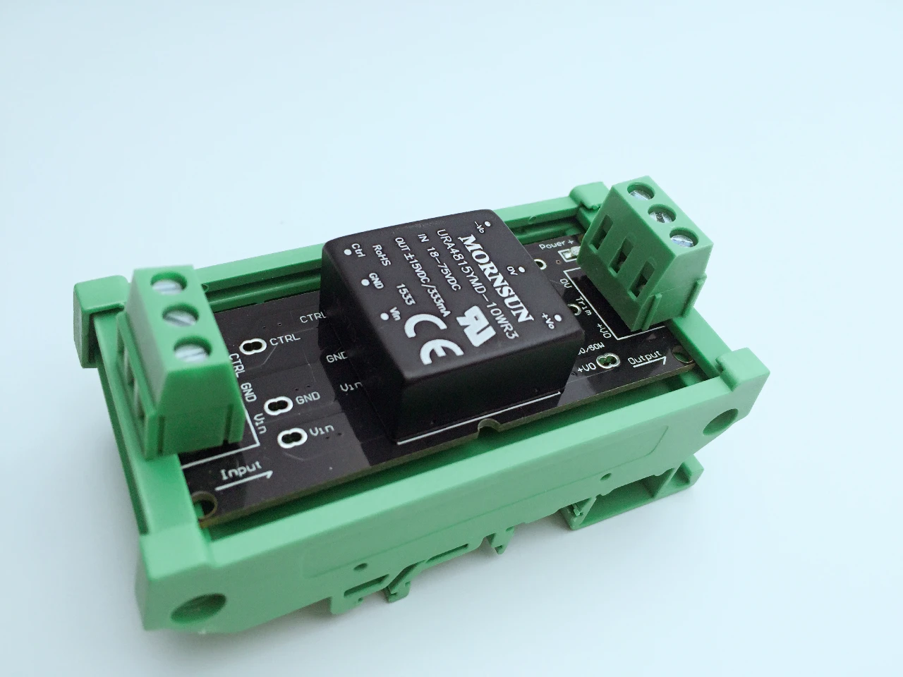 

URA4815YMD-10WR3 Wiring Card Holder into 18-75V: Dual 15V 0.3A-15A-0.3A New Product