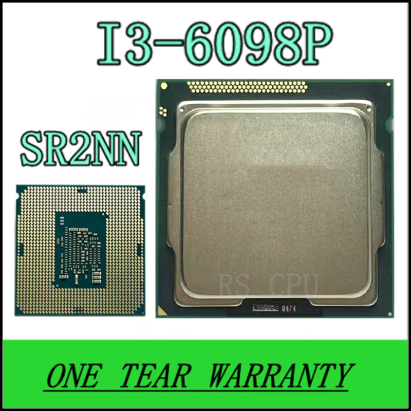 

I3-6098P i3 6098P SR2NN 3,6 ГГц двухъядерный четырехпоточный процессор 54 Вт Процессор LGA 1151