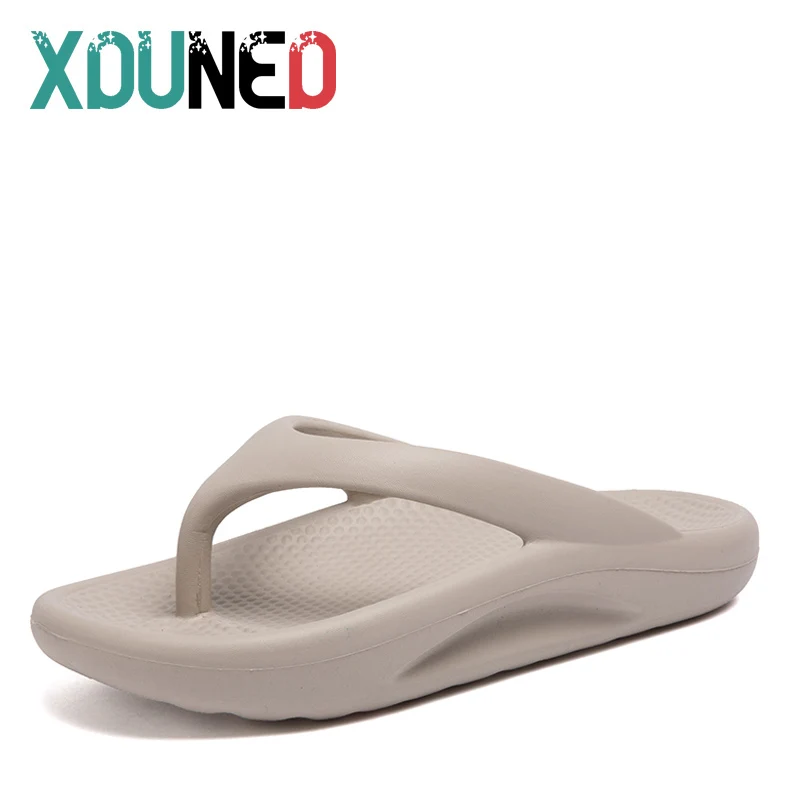 

XDUNED Nutral Soft Bottom Not Easy To Slip Men Sandals Fashion Trend Men's Flip Flops Casual Beach Shoes Big Size 46 Men Sandals