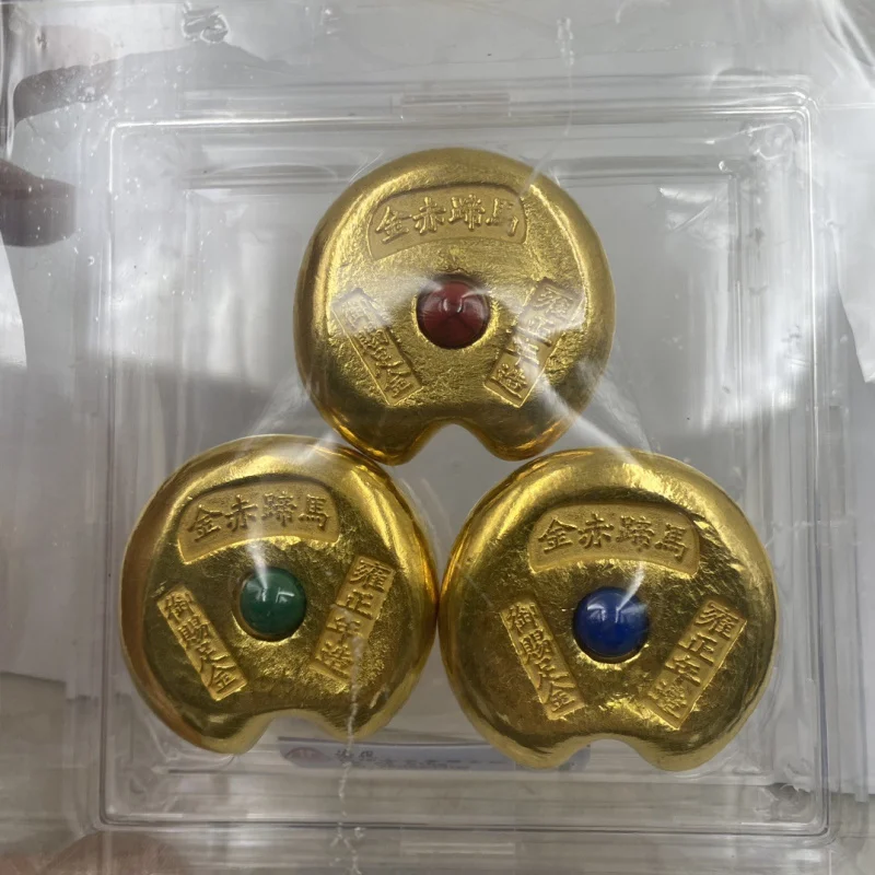 Ранние годы золотой слиток изготовленный в раннего императора династии Цин