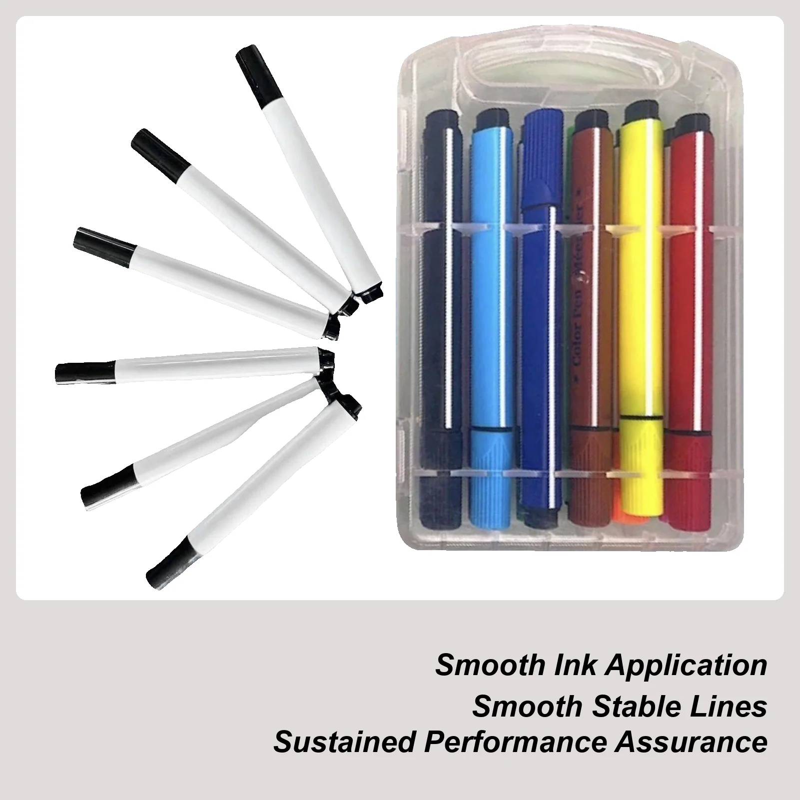 

Маркеры для рисования Robot Pen 6 шт.