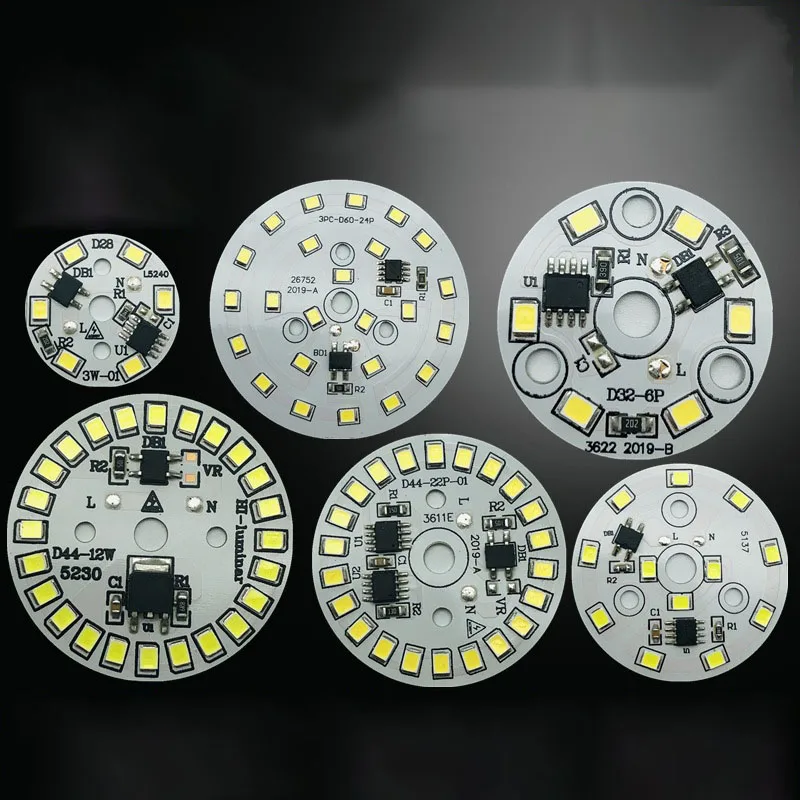 10/100 шт. чип для лампы светодиодная лампочка 220 В высокое давление флэш-плата