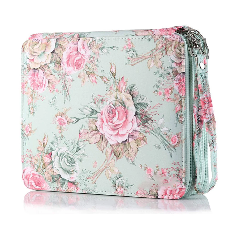 

Students Office Slots Pencil Case For School With Zipper Adult Portable Large Capacity Stationery Holder Polyester Universal