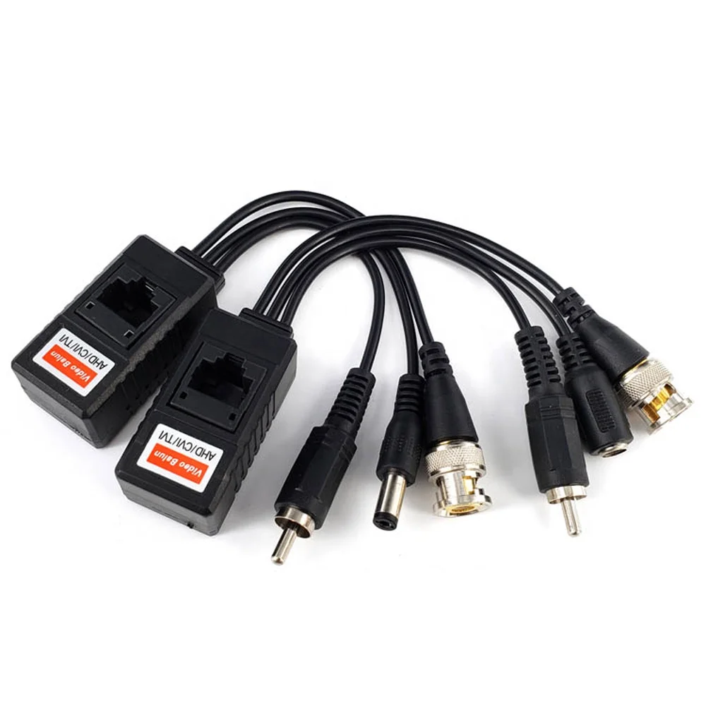 

1 пара, 3 в 1, штекер BNC-RJ45