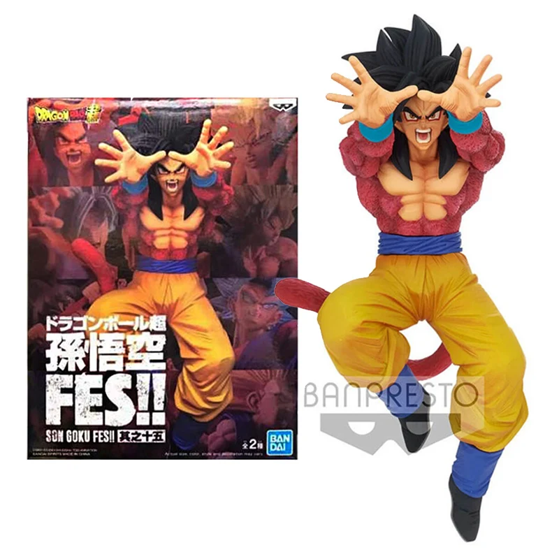 

Bandai подлинный Драконий жемчуг аним фигурка GT Фес 15 супер сайян 4 Сон Гоку Коллекционная модель аниме экшн-фигурка игрушки для детей