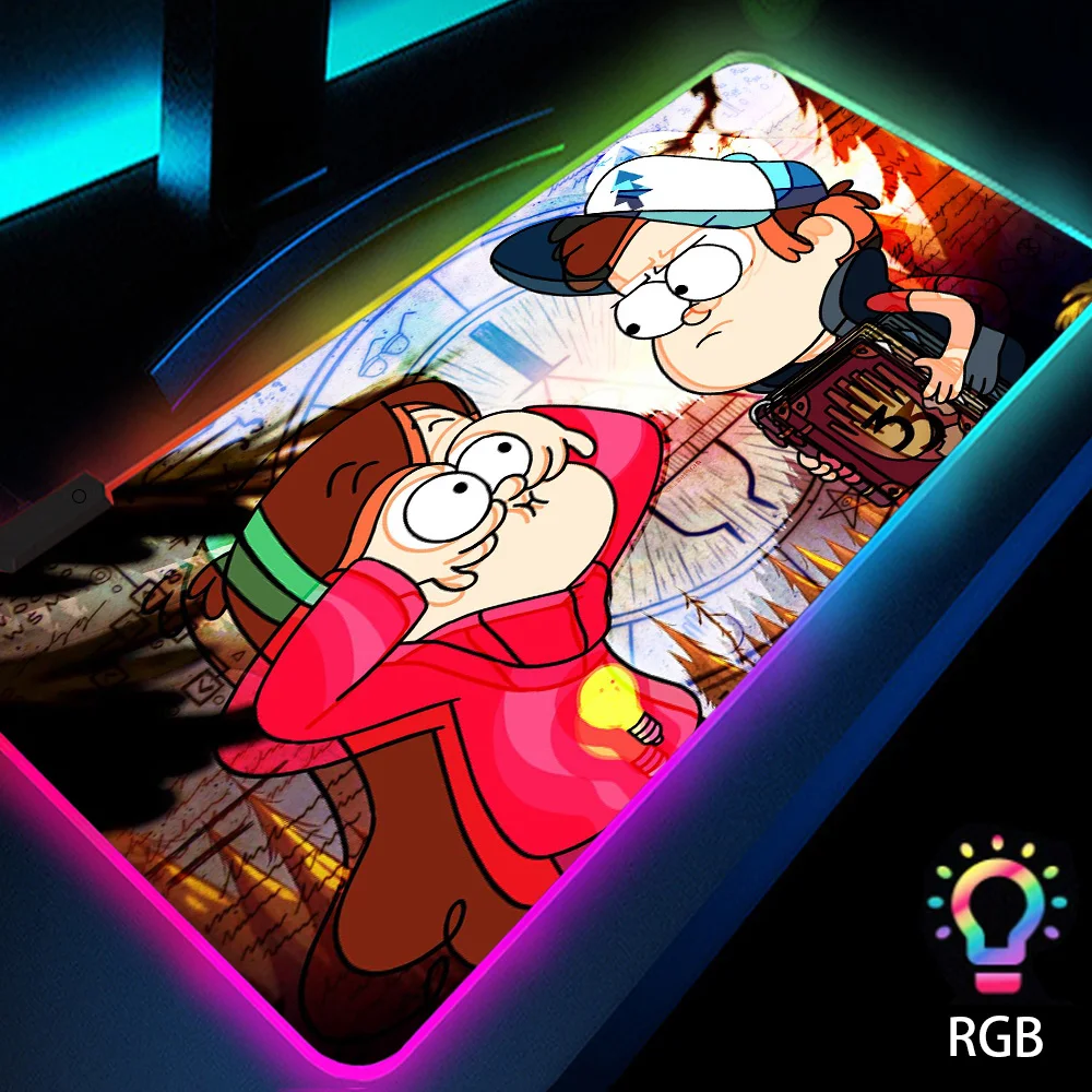 

Gravity Anime Cartoon Led Rgb Big Backlit Mouse Pad Kawaii Cute Pattern Desk Mat Pc Gamer Desktop Accessories Rubber 800×300