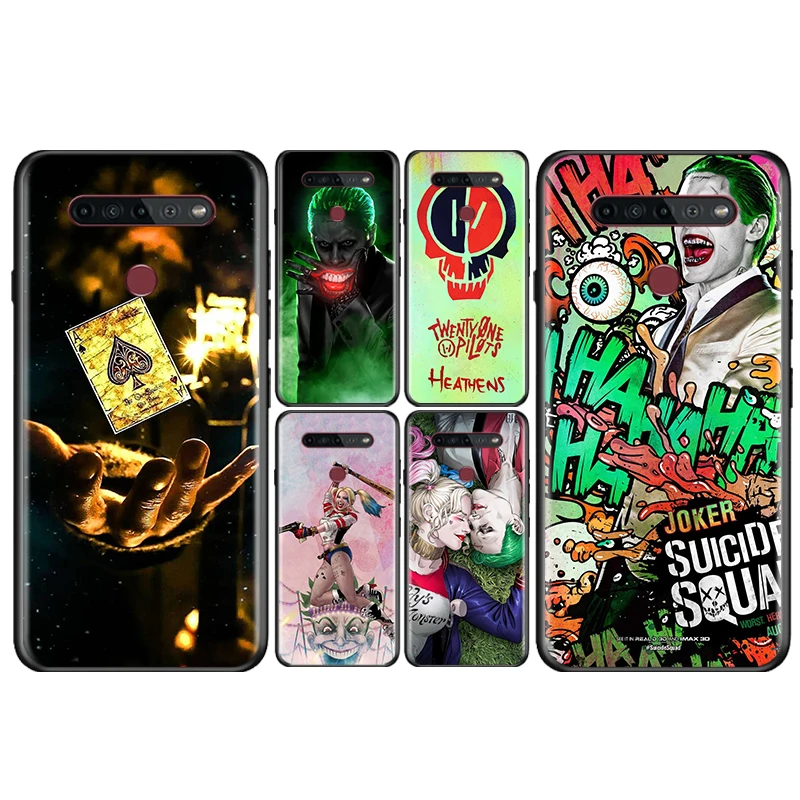 

Joker and harley fashion For LG K92 K22 K71 K61 K51S K41S K50S Q60 V60 V50S V50 V40 V30 G8 G8X G8S ThinQ Black Phone Case