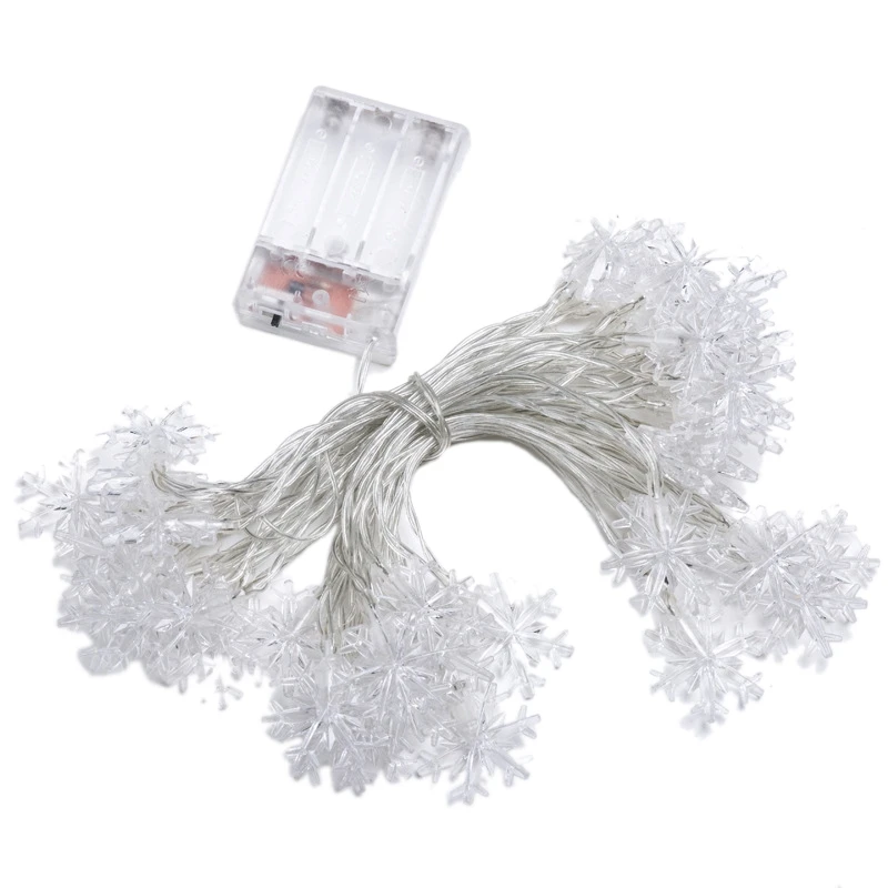 

LED Snowflake Fairy String Lights Garland Lights Christmas Tree Party Light