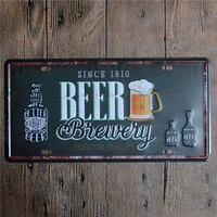 beer brewery metal tin sign 15 30 cm sticker decor bar pub home vintage retro poster comic sticker plate plaque