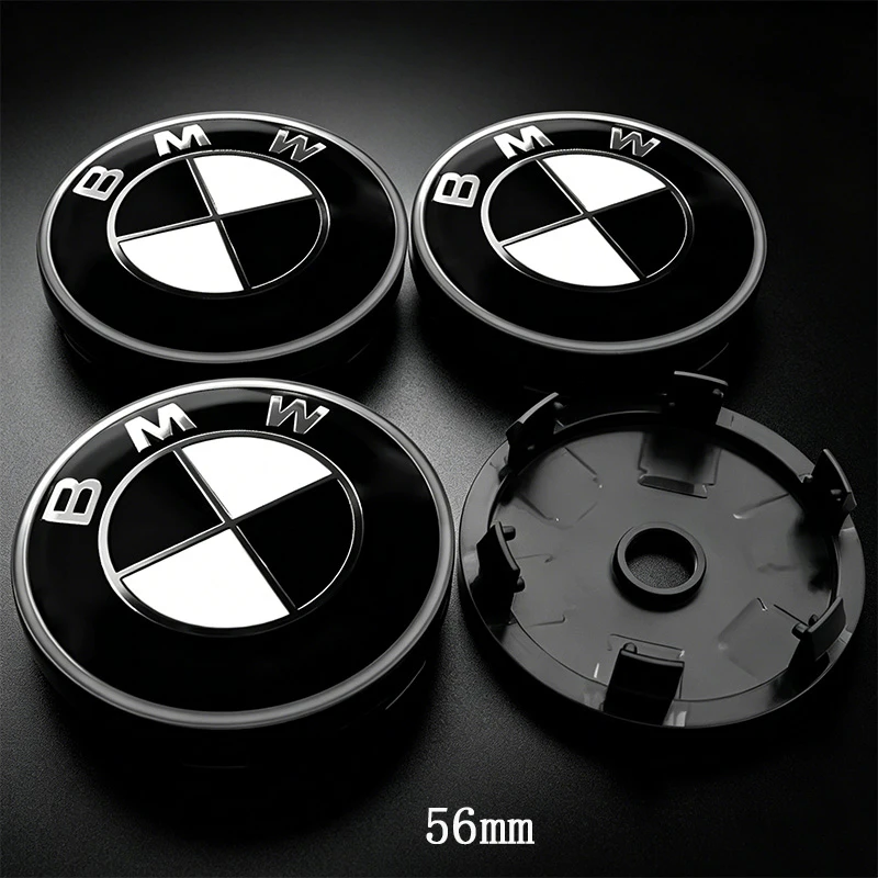 Фото Комплект из 4 колпачков для центра диска колеса 56 мм и 68 мм для BMW E46 E39 E53 E65 E66 E90 G26 X3 X4 X5 X7 G30 F15 G70 G08 G07 G05 G06 G01 G02 G31/G38 №1