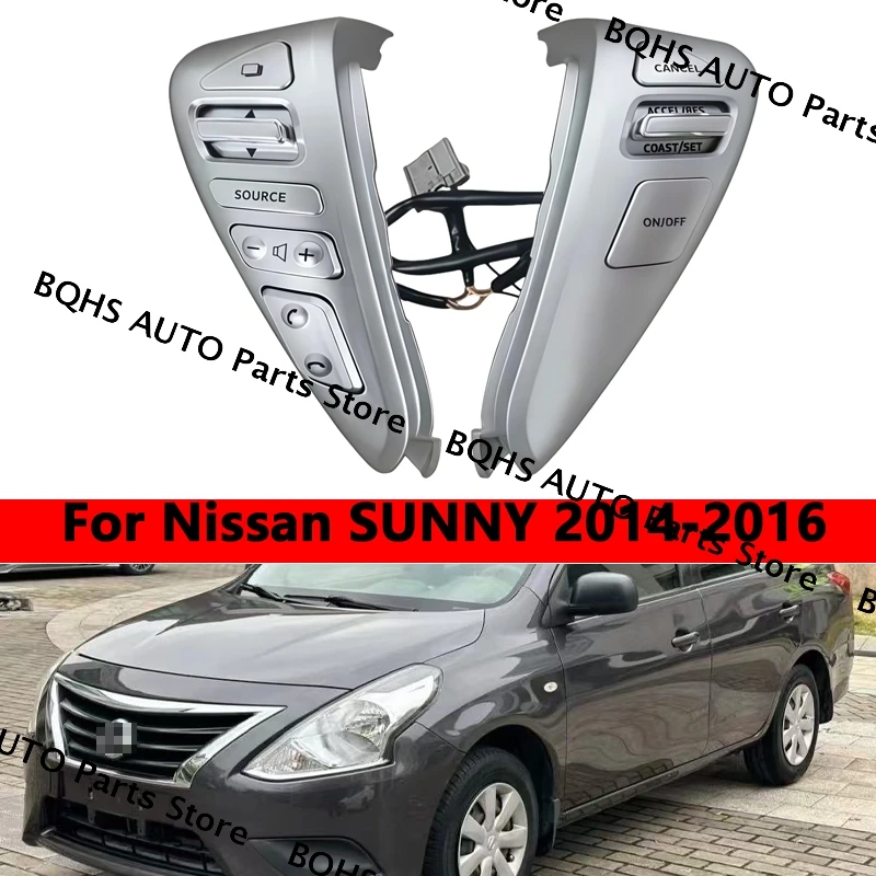 Фото OEM 25550-3DA6A Кнопка включения круиз-контроля на руле для Nissan SUNNY 2014 2015 2016 №1