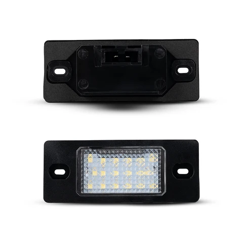 2 шт., супербелые фотообои для номерного знака, подходит для Skoda Fabia 1 2002-2010, Skoda Fabia 1 Stufenheck Combi 1999-2007 годов выпуска