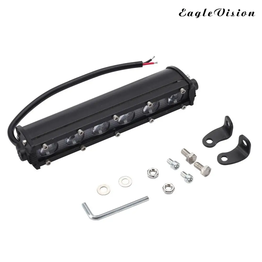 

Small Single-row LED Work Lights Off-road Vehicle Headlights Convex Lens Work Lights Front Bumper Lights In The Grid