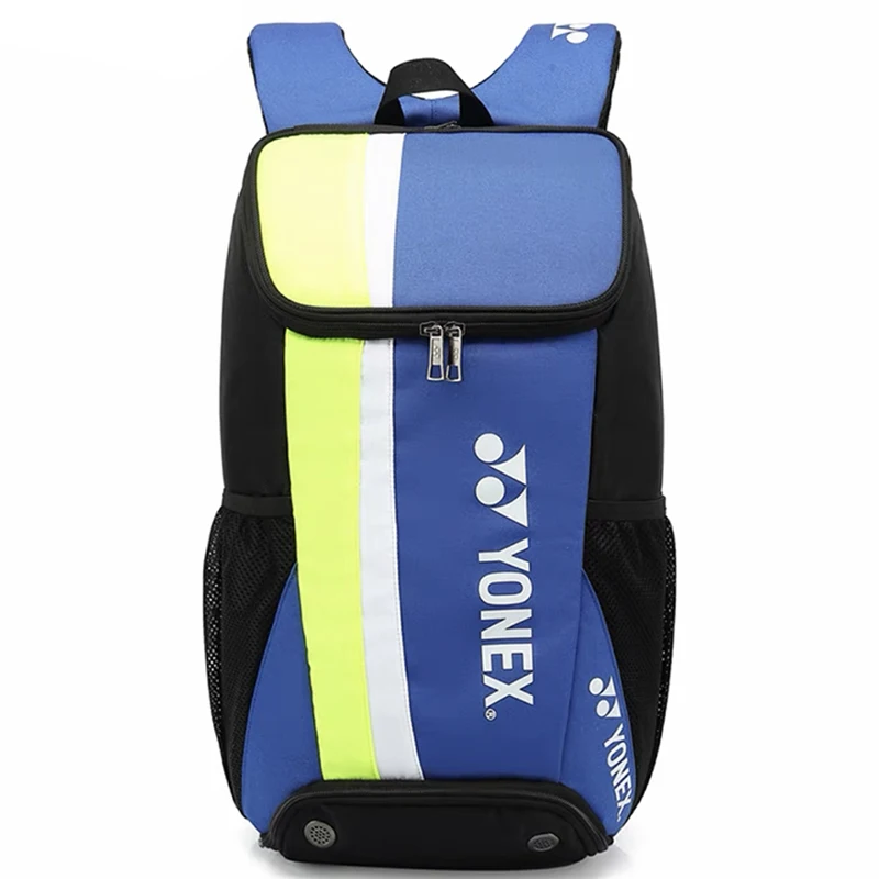 YONEX Ergonomic Design Badminton Racquet Sports Backpack With Shoes Compartment For 3 Badminton Rackets S Shape Belts For Women