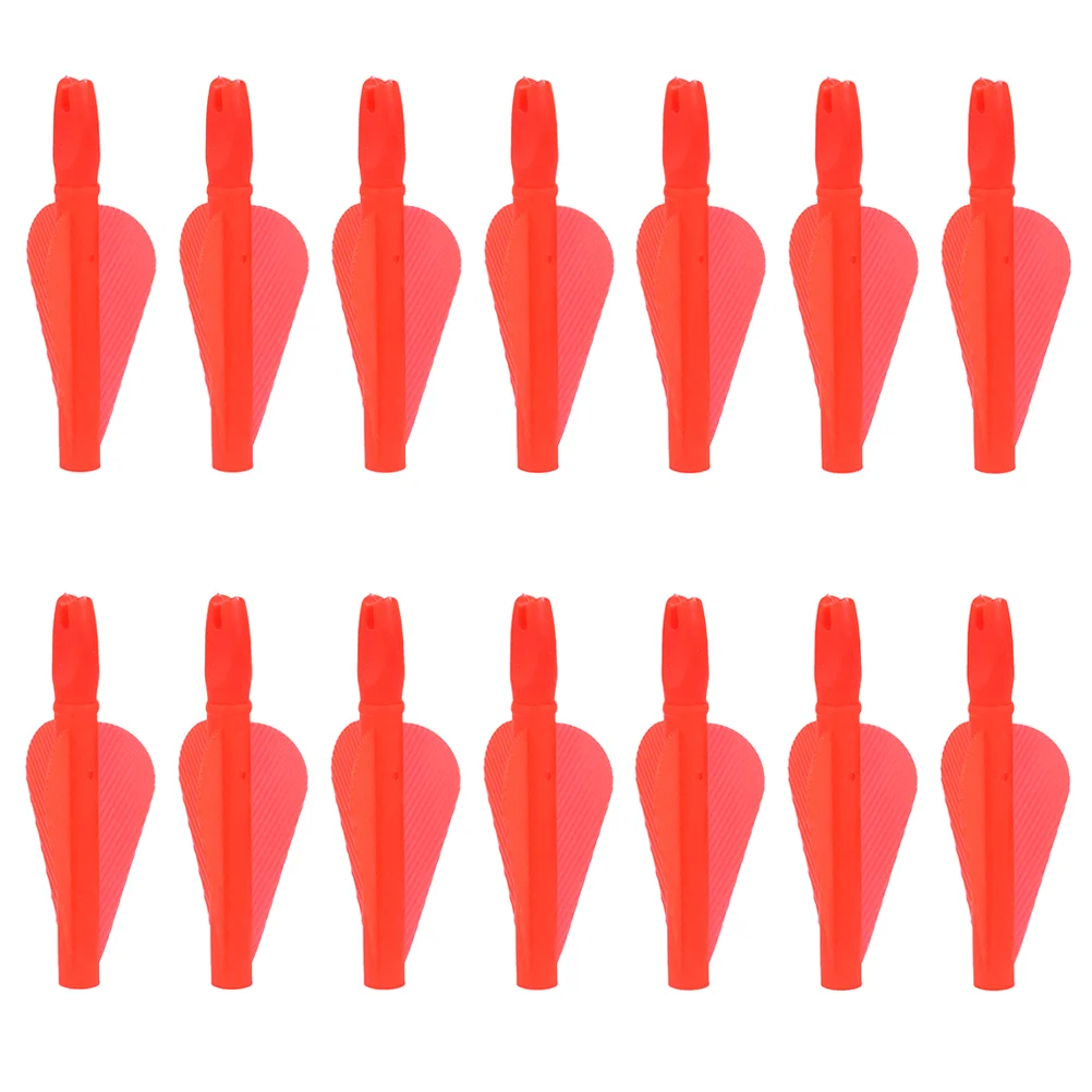 

25Pcs Plastic Field Target Shooting Arrow Tails Practical Arrow Accessories