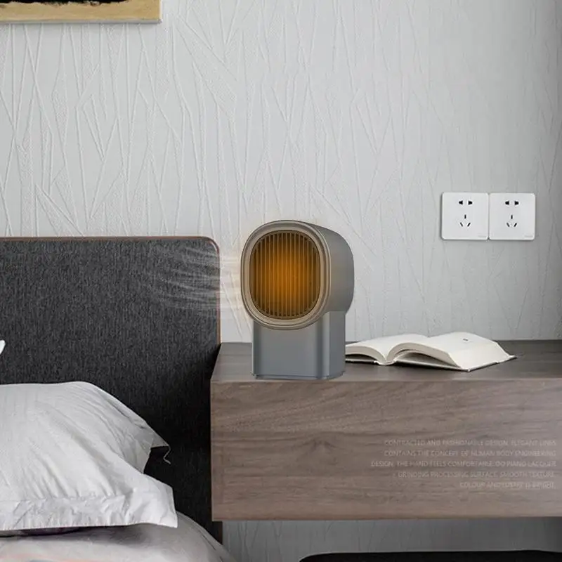 S For Indoor Use 500w Portable Mini Ceramic Heater Small Electric Heater Home Office Leafless Heater Desktop Heat