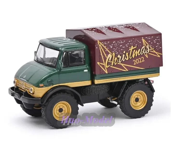 Schuco 1/64 для Unimog U406 CHRISTMAS модель автомобиля из сплава литая под давлением имитация